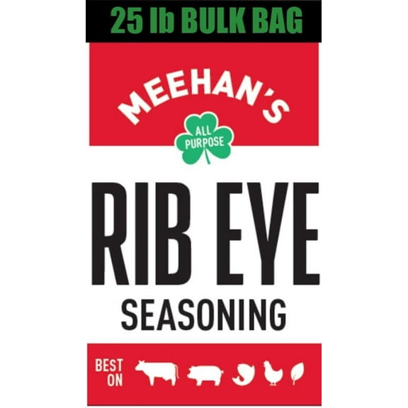 Meehan's Rib Eye Seasoning, 25 Pound Bulk Package