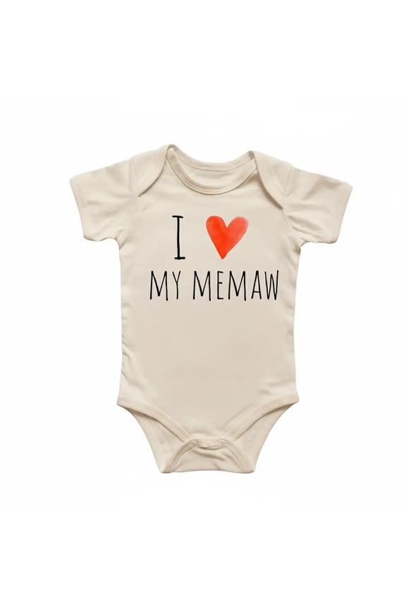 Meemaw Newborn Baby Bodysuit