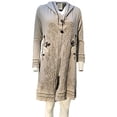 thumbnail image 1 of Meena Mahal ALIA Hand Embroidered Long Hoodie Duster, M/L, 1 of 8