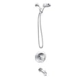 thumbnail image 1 of MOEN 82618 Meena Single Handle 4-Spray 4 in. Tub and Shower Faucet 1.75 GPM in. Chrome (Valve Included), 1 of 8