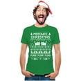 thumbnail image 1 of Tstars Meeowee Christmas Ugly - Cute Xmas Party T-Shirt Large Green, 1 of 6