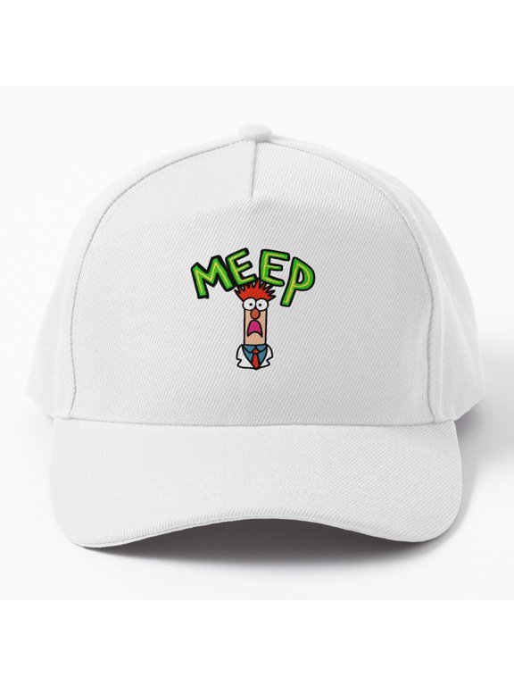Meep Beaker Baseball Hat, Muppet-Inspired Science Character Graphic Design, Classic Cap