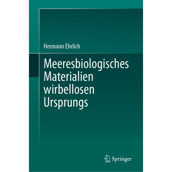Meeresbiologisches Materialien Wirbellosen Ursprungs, (Hardcover)