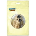 thumbnail image 1 of Meerkat Pair Pinback Button Pin Badge, 1 of 2