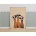 Trio Thumbnail Meerkat Trio Cute And Playful Safari Animal For Nursery Or Room Poster ...