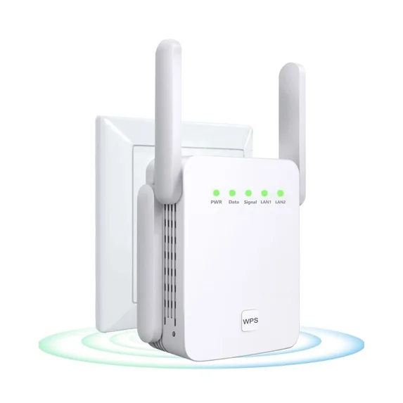 Meestory White One Step Setup Wifi Signal Range Extender For Home