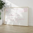 thumbnail image 1 of Meet Me At The Beach Postcard Print, Light Pink Coastal Home Decor, Beachy Aesthetic Room Poster Seashell Beach House Decor Wall Art, Modern Wall Decor, 24x36 UNFRAMED, 1 of 2