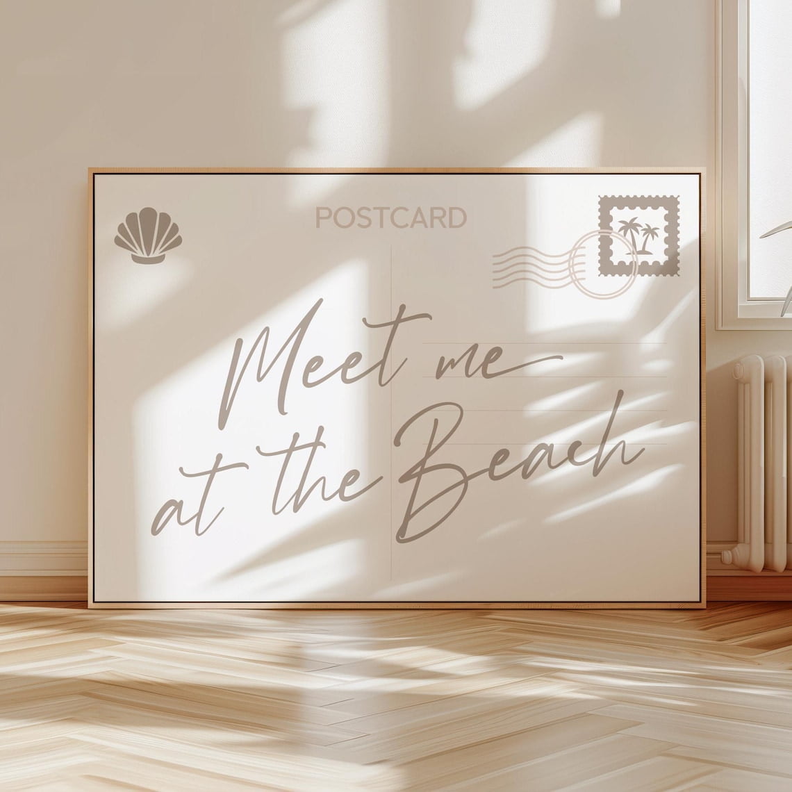 Meet Me At The Beach Postcard