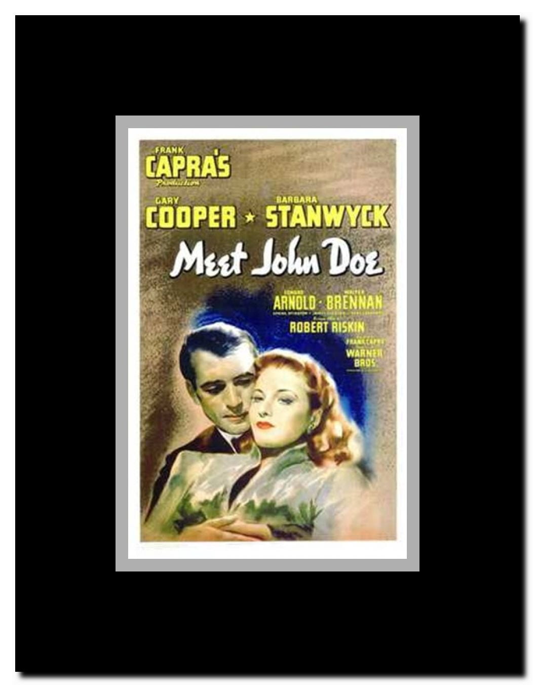Meet John Doe Framed Movie Poster
