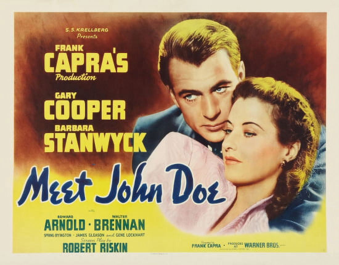 Meet John Doe Movie Canvas Art - (18 x 24)