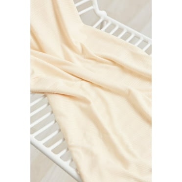 Meet MILK Derby Tencel Modal Rib Stretch Knit Fabric Beige - per yard