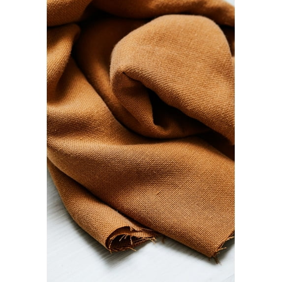 Meet MILK Mara Tencel Lyocell Linen Blend Fabric Gold - per yard