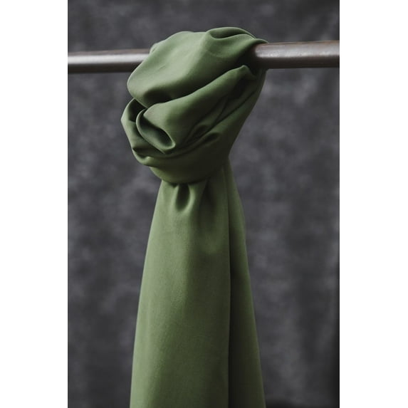 Meet MILK Smooth Drape Tencel Lyocell Twill Fabric Green - per yard
