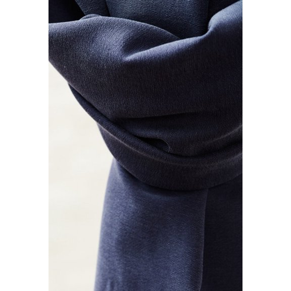 Meet MILK Stretch Woven Tencel Lyocell Twill Fabric Blue - per yard