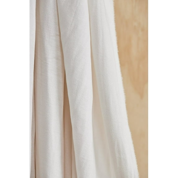 Meet MILK Tencel Lyocell Crispy Crepe Fabric White - per yard