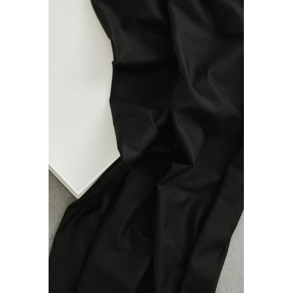 Meet MILK Tencel Lyocell Jersey Stretch Knit Fabric Black - per yard