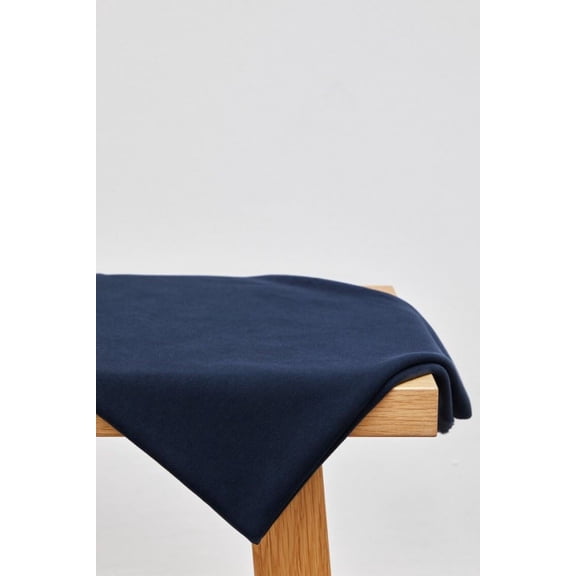 Meet MILK Two Face Code Interlock Tencel Lyocell Cotton Stretch Knit Fabric Dark Navy - per yard