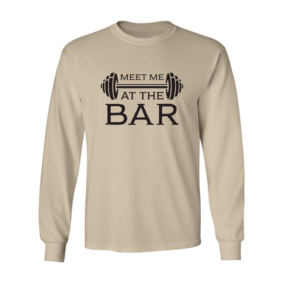 Meet Me At The Bar Adult Long Sleeve T-shirt