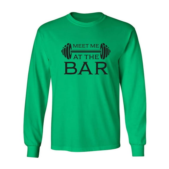Meet Me At The Bar Adult Long Sleeve T-shirt