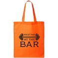 thumbnail image 1 of Meet Me At The Bar Cotton Canvas Tote Bag, 1 of 1
