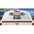 thumbnail image 1 of Meet Me At The Bar Rear Window Graphic | HD Truck & Car Back Window Graphic SignMission, 1 of 3