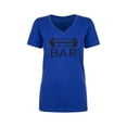 thumbnail image 1 of Meet Me At The Bar Womens V-Neck T-Shirt, 1 of 2