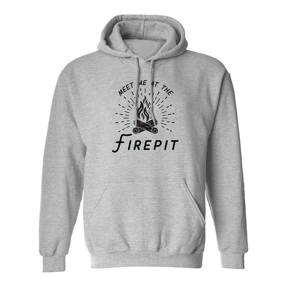 Meet Me At The Firepit Adult Hooded Sweatshirt