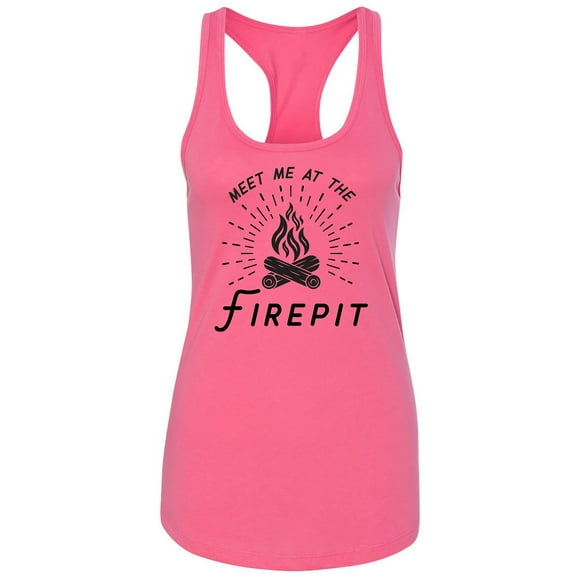 Meet Me At The Firepit Racerback Tank