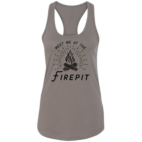 Meet Me At The Firepit Racerback Tank