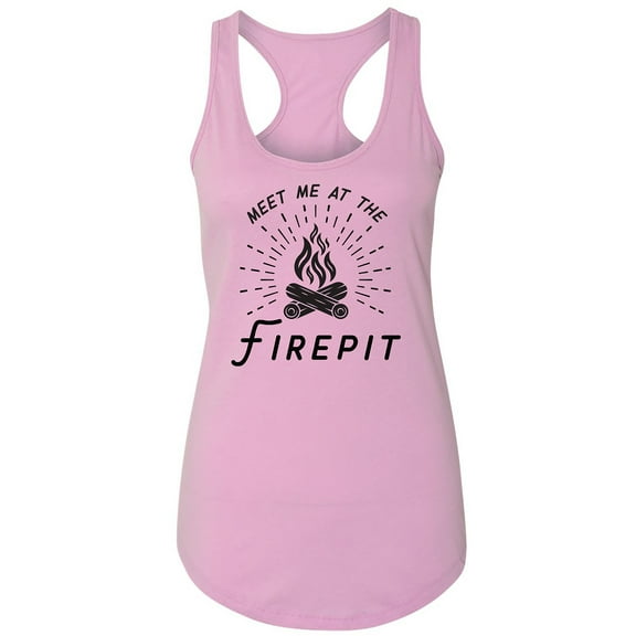 Meet Me At The Firepit Racerback Tank