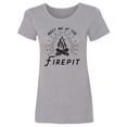 thumbnail image 1 of Meet Me At The Firepit Womens crewneck tee, 1 of 2