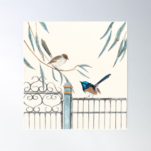 Meet Me At The Gate Poster Wall Art, Modern Wall Decor For Living Room Bedroom, 24x24 UNFRAMED