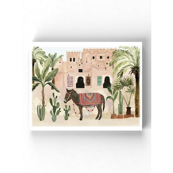 Meet Me In Marrakech Wrapped Canvas -Victoria Borges Designs,