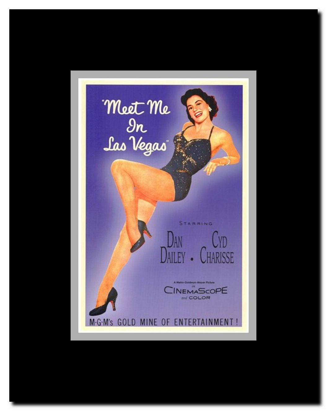 Meet Me in Las Vegas Framed Movie Poster