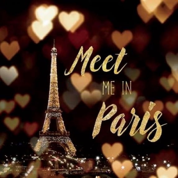 Meet Me in Paris Poster Print by Laura Marshall
