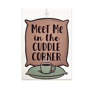 Meet Me in the Cuddle Corner Wall Art - Book Lover - 13x19 Poster Print