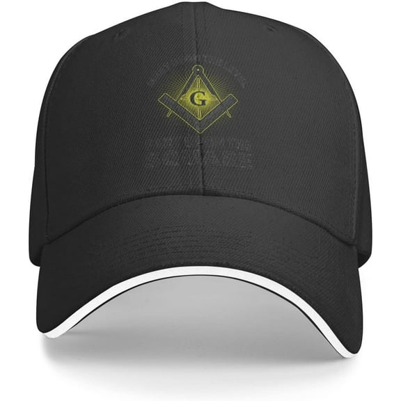 Meet Upon The Level Freemasonry Masonic Baseball Cap Adjustable Men Snapback Sun Protection Trucker Dad Hat