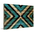 thumbnail image 1 of "Meet in Middle" Painting Print on Natural Pine Wood, 1 of 7