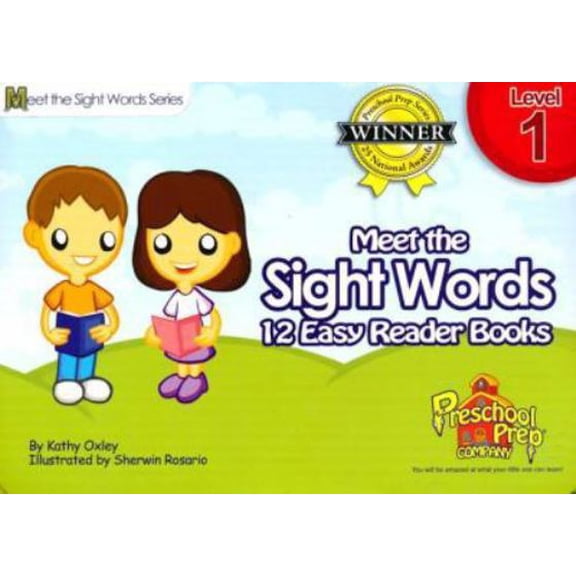 Pre-Owned Meet the Sight Words - Level 1 - Easy Reader Books (boxed set of 12 books)
