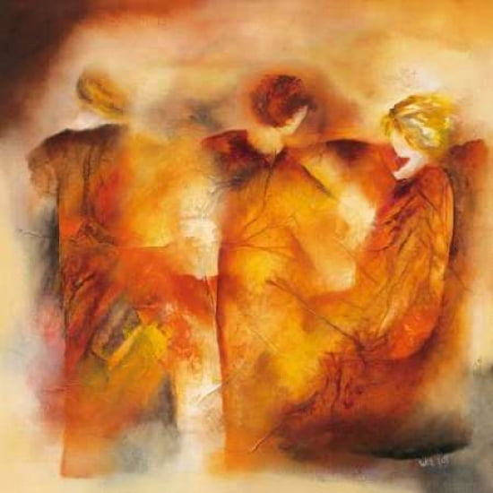 Meet together II Canvas Art - Wil Lof (24 x 24)