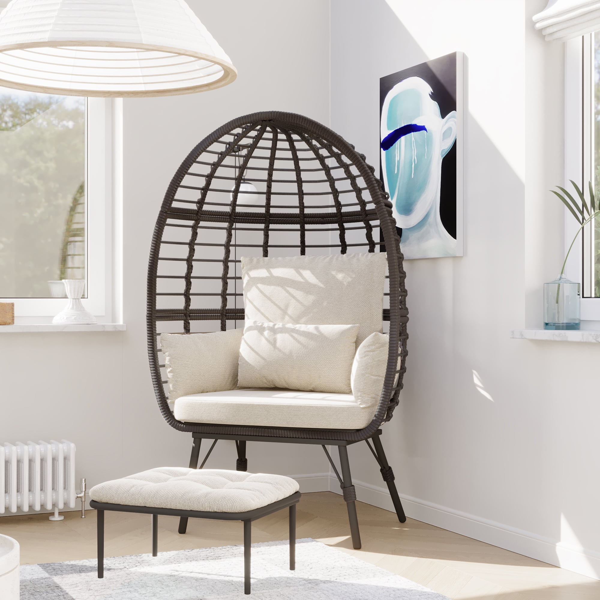 Amazon pamapic double swing egg chairlove seat proch swing egg