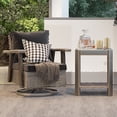 thumbnail image 1 of MeetLeisure Outdoor Polyethylene (PE) Wicker Swivel Rocker Chair with Side Table，Black, 1 of 6