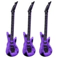 thumbnail image 1 of MeetYTOYS 3Pcs Inflatable Blow up Guitar Toy Party Decorations Inflatable Party Props Musical Instrument for Carnival Party Favors Rock and Roll Party Supplies ，Purple, 1 of 6