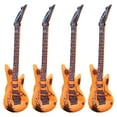 thumbnail image 1 of MeetYTOYS 4Pcs Inflatable Blow up Guitar Toy Party Decorations Inflatable Party Props Musical Instrument for Carnival Party Favors Rock and Roll Party Supplies ，Orange, 1 of 6