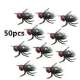 thumbnail image 1 of MeetYTOYS 50Pcs Mini Fake Plastic Fly Simulated Insect Toys Realistic Figurine Halloween Party Supplies, 1 of 5
