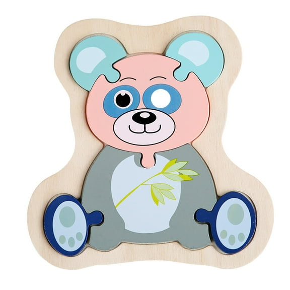 MeetYTOYS Animals Shaped Jigsaw Puzzles Wooden s, Wooden Montessori Toys Early Development Learning Educational Preschool Toys Birthday Gift