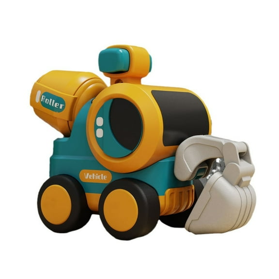 MeetYTOYS Christmas Construction Vehicles Toy Set Tractor Bulldozer Mixer Truck Dumper for Gifts