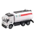 thumbnail image 1 of MeetYTOYS Engineering Construction Transport Vehicles Truck Toys 1:35 Scale Pull Back Metal Model Car Garbage Truck Delivery Truck Gifts for (Alloy) Christmas Seasonal, 1 of 1