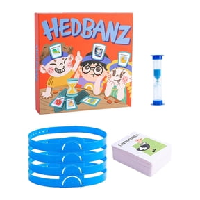 MeetYTOYS Headband Game Fun Guessing Game Quick Question Game Set Includes Headbands, Picture Cards, Scoring Coins, Sand Clock (Transportation Style) Christmas Seasonal Clearance