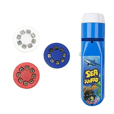 MeetYTOYS Kids Projection Torch Toy, Projector Torches lamp Flashlight Dinosaur, Sea Animals, Space, Animal, Educational Learning Bedtime Night Light for Child,Kids Gifts